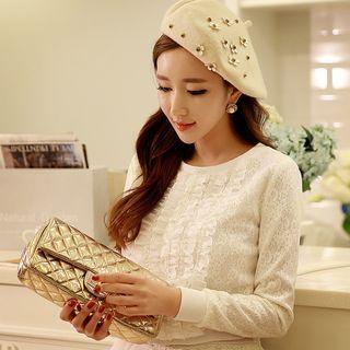Frilled Lace Pullover