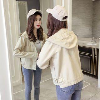 Long-sleeve Cargo Hooded Jacket