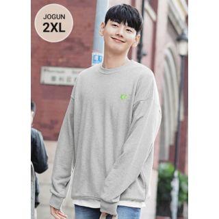 Embroidered Boxy Sweatshirt