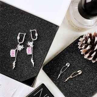Rhinestone Lightning Dangle Earring (various Designs)