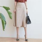 Inset Wrap Skirt Cropped Pants