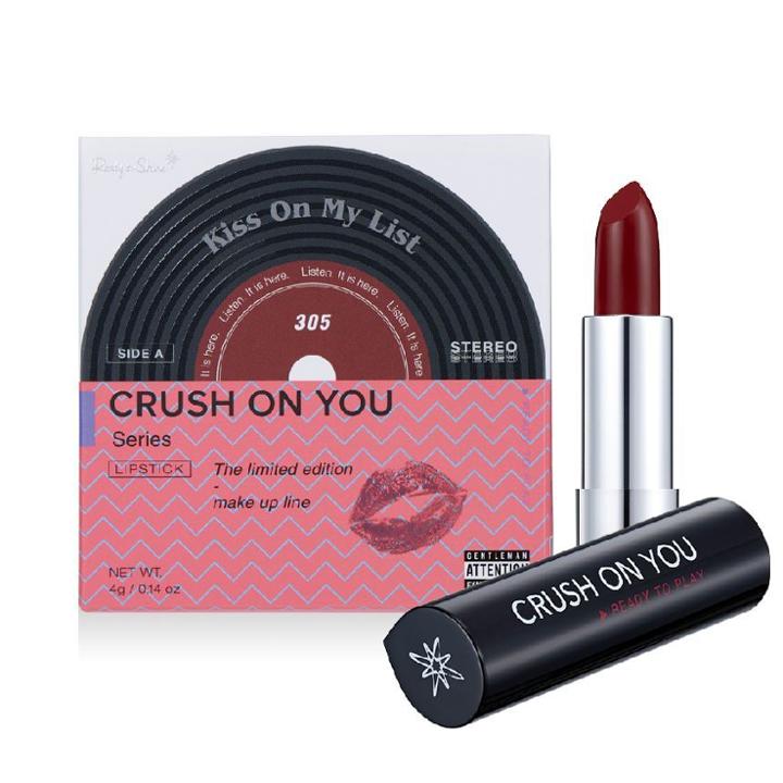 Ready To Shine - Crush On You Creamy Matte Lipstick 305 Kiss On My List 4g