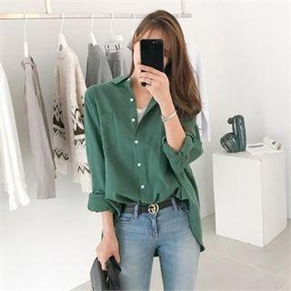 Pocket-patch Oversized Shirt