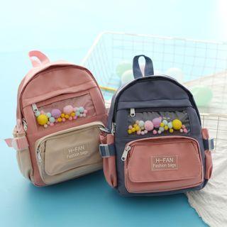 Applique Pvc Panel Backpack / Bag Charm / Set