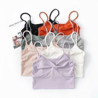 Twist Front Crop Camisole Top
