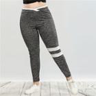 Plus Size Striped Jogger Sweatpants