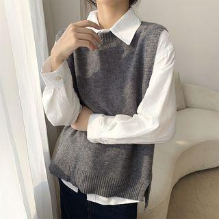 Irregular Sweater Vest
