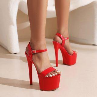 Stiletto-heel Platform Sandals