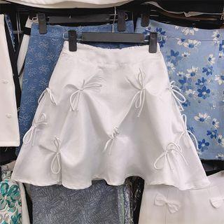 Ribbon Mini Skirt