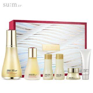 Su:m37 - Secret Oil Set: Oil 50ml + Secret Repair Toner 20ml + Emulsion 20ml + Cream 10ml + Essence 30ml + Skin Saver Essential Cleansing Foam 40ml 6pcs