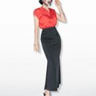 Set: Sleeveless Top + Mermaid Maxi Skirt