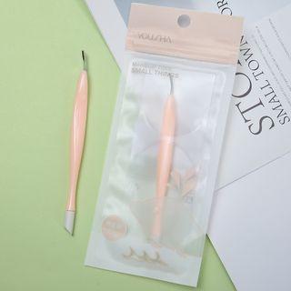 Stainless Steel Cuticle Pusher Yz012 - Pink - One Size