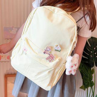 Plain Backpack / Accessory / Set