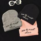 Lettering Embroiderd Beanie