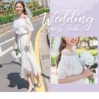 Elastic Waist Off-shoulder Maxi Dress
