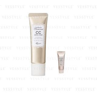 Ettusais - Premium Cc Amino Cream Spf 40 Pa+++ (be Sheer Beige) 35g + Premium Cc Amino Cream Spf 40 Pa+++ 4g 2 Pcs
