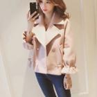 Double-breasted Tie-cuff Jacket
