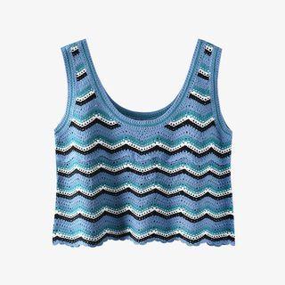 Chevron Crochet Tank Top