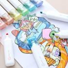 Set Of 6: Cartoon Print Highlighter
