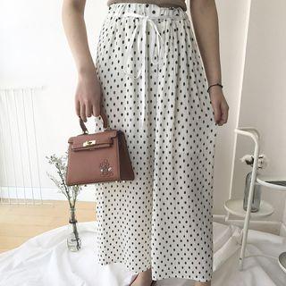 Dotted Chiffon Culottes