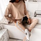 Set: Taped Sweatshirt + Sweatpants