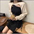 Cropped Sweatshirt / Sleeveless Top / Skirt