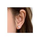 Rhinestone Deer Stud Earring / Clip-on Earring