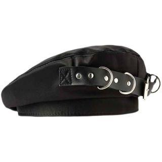 Belt Beret Hat 90 - Black - One Size