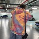 Tie-dyed Loose-fit Hoodie