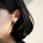 925 Sliver Triangle Earring