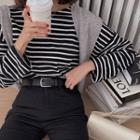 Striped Loose-fit T-shirt In 14 Colors