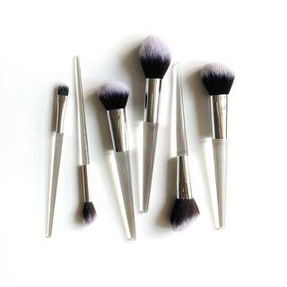 Transparent Handle Makeup Brush / Set