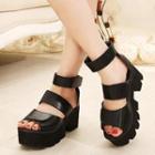 Velcro Platform Sandals