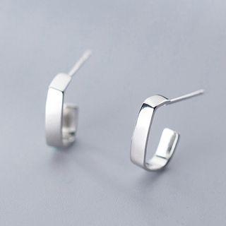 925 Sterling Silver Hook Earring 1 Pair - Earrings - One Size