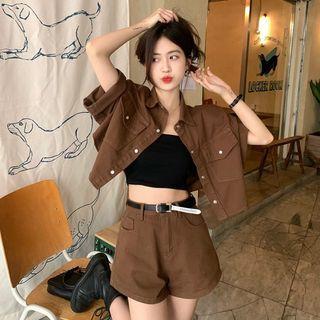 Short-sleeve Shirt / Shorts / Belt / Set