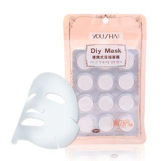 Set Of 12: Compressed Mask