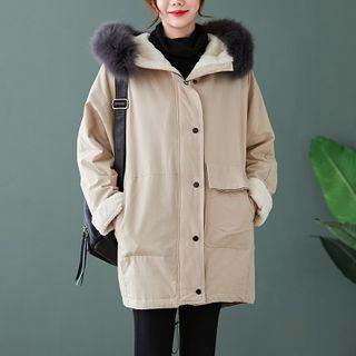 Cargo Hooded Padded Coat