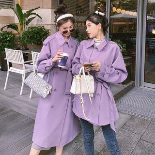 Tie Waist Trench Coat / Long Coat