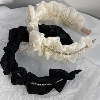 Lace Rhinestone Headband