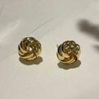 Knot Alloy Earring 1 Pair - Gold - One Size