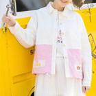 Printed Color Panel Jacket