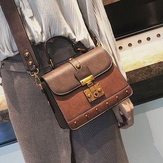 Push-lock Crossbody Bag