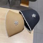 Floral Beaded Trim Cloche