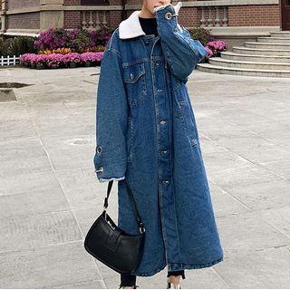 Single Breasted Denim Coat