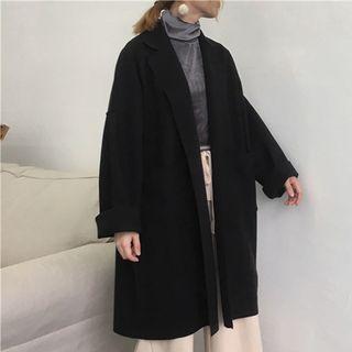 Open Front Woolen Coat