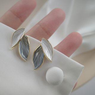 Leaf Alloy Earring 1 Pr - Gold - One Size