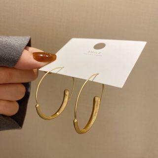 Hoop Earring A390 - 1 Pair - Gold - One Size