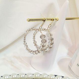 Bead Circle Drop Earring