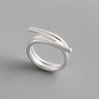 925 Sterling Silver Layered Ring Silver - 14