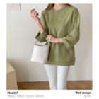 Set Of 2: 3/4-sleeve Pullover